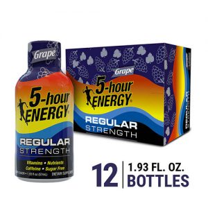 5 Hour Reg. Grape 12 packs