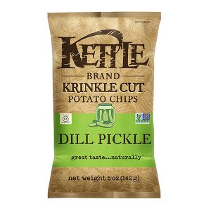 Kettle 5oz Krinkle Cut Dill Pickle Potato Chip