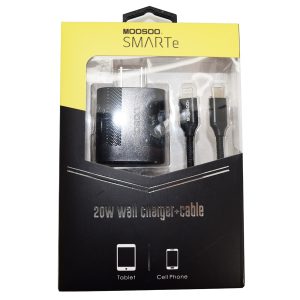 WAL-L2C-20W : 20W wall charger & 8pin cable