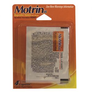 Motrin Multi Pack, 4 Coated Caplets