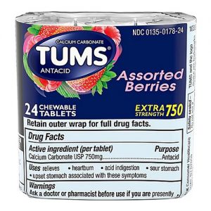 TUMS Assorted Berry Extra Strength 750, 12ct