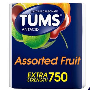 TUMS Assorted Fruit Extra Strength 750, 12ct