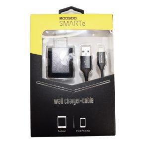 WAL-L2U : 2 USB ports wall charger & 8pin cable