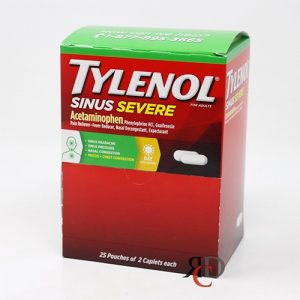 Tylenol Sinus Severe Dispenser 25CT