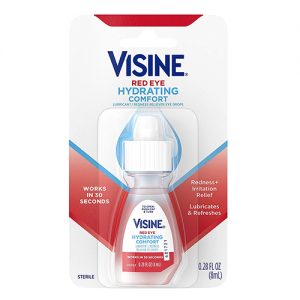 Visine 0.28oz single Pack Blister, Redness + Irritation Relief eye drops