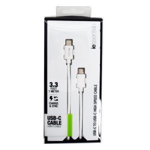 IE-C2C-WT : USB-C Cable, 3.3Ft.