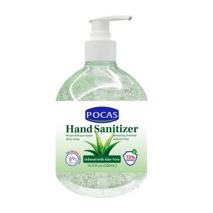 Pocas Hand Sanitizer 16.9 fl oz (500ml), 75% Alcohol