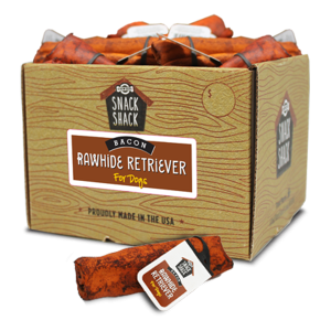 PET-Bacon Rawhide Retriever Roll, 36ct